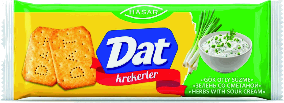 Otlu ve ekşi kremalı kraker