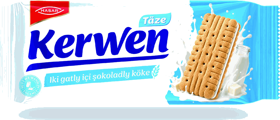 Sütlü çift katlı bisküvi
