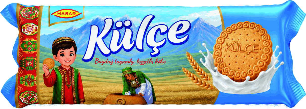 Buğday tadında sütlü bisküvi