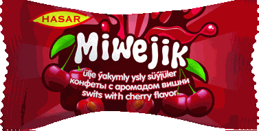 Vişne aromalı ekşi karamel