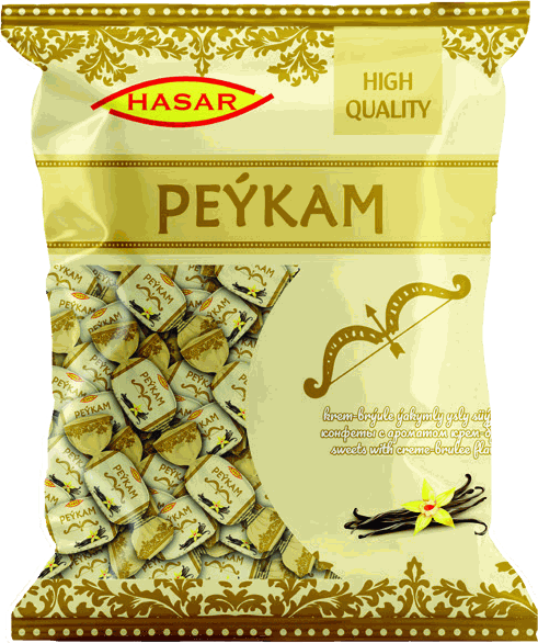 Krem karamel aromalı jöle şeker