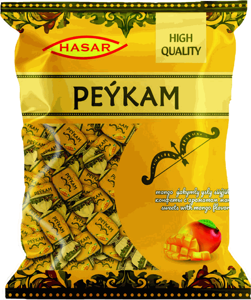 Mango aromalı jöle şeker
