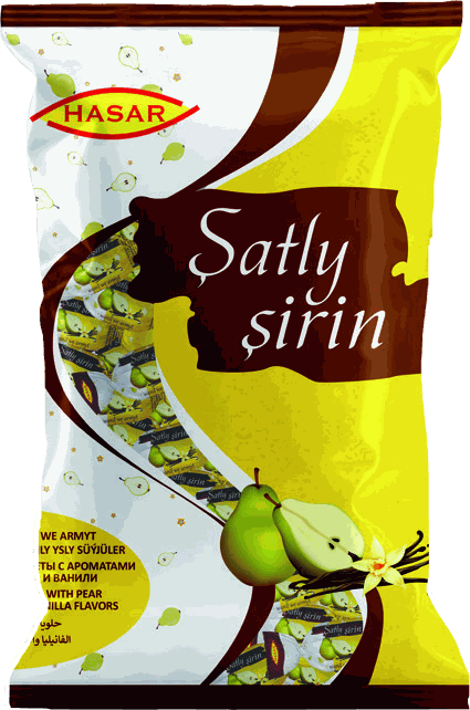 Armut ve vanilya aromalı şeker